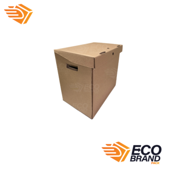 Caja archivera tapa adjunta tipo baúl o cofre (24x34x34 cm) EXTERNA