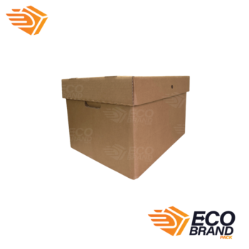 Caja archivera tapa adjunta tipo baúl o cofre (35x42.5x29 cm) EXTERNA